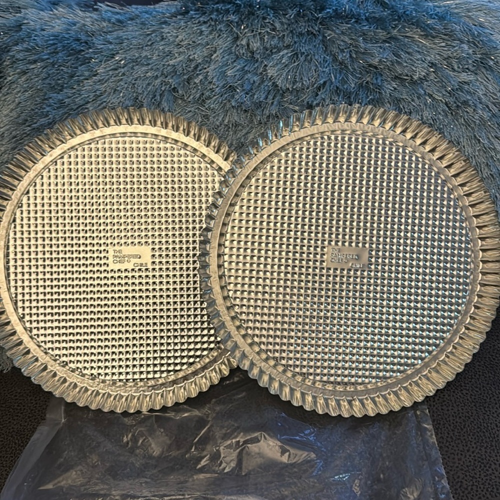 Vintage Pampered Chef Tart Flan pans NWOT